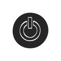 Hand drawn Power button vector illustration