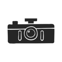 Hand drawn Panorama camera vector illustration