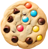 AI generated Chocolate Chip Cookies icon, a cute colorful Chocolate Chip Cookies icon. png