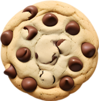 AI generated Chocolate Chip Cookies icon, a cute colorful Chocolate Chip Cookies icon. png