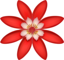 ai generiert Blume Symbol, Nahansicht von ein süß bunt Blume Symbol. png