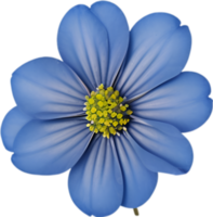 ai generado flor icono, de cerca de un linda vistoso flor icono. png