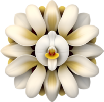 ai generiert Blume Symbol, Nahansicht von ein süß bunt Blume Symbol. png