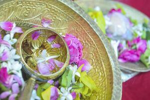 device for the traditional Javanese wedding procession called ngidak tigan or stepping on eggs photo