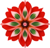 AI generated Flower icon, close-up of a cute colorful flower icon. png