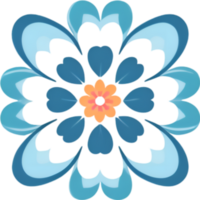 ai generado flor icono, de cerca de un linda vistoso flor icono. png