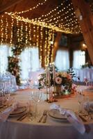 Banquet hall for weddings, banquet hall decoration photo