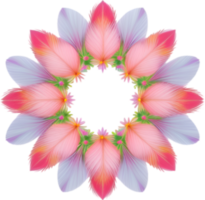 AI generated Flower icon, close-up of a cute colorful flower icon. png