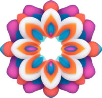 ai generado flor icono, de cerca de un linda vistoso flor icono. png