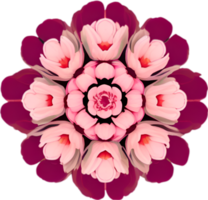 AI generated Flower icon, close-up of a cute colorful flower icon. png