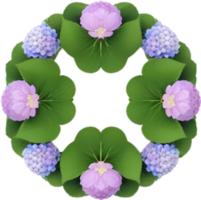 AI generated Flower icon, close-up of a cute colorful flower icon. png