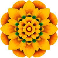 AI generated Flower icon, close-up of a cute colorful flower icon. png