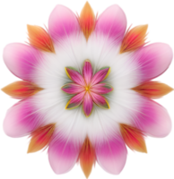 AI generated Flower icon, close-up of a cute colorful flower icon. png