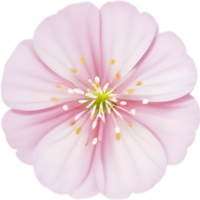 ai generiert Blume Symbol, Nahansicht von ein süß bunt Blume Symbol. png