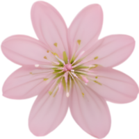 AI generated Flower icon, close-up of a cute colorful flower icon. png