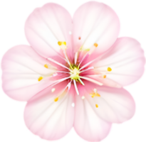 AI generated Flower icon, close-up of a cute colorful flower icon. png