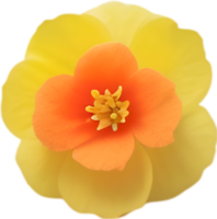 ai gegenereerd bloem icoon, detailopname van een schattig kleurrijk bloem icoon. png