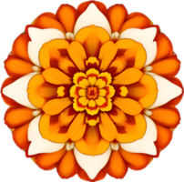 ai generiert Blume Symbol, Nahansicht von ein süß bunt Blume Symbol. png