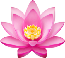 AI generated Flower icon, close-up of a cute colorful flower icon. png