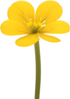 ai generiert Blume Symbol, Nahansicht von ein süß bunt Blume Symbol. png