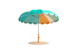 ai généré parapluie icône sur transparent Contexte png image