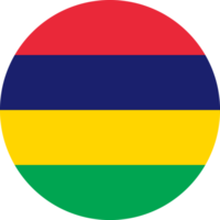 mauritius flagga knapp png