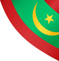 Mauritania  flag wave png