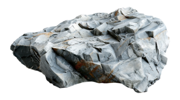 AI generated Broken stone on a transparent background. Stone png