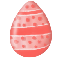 uovo di Pasqua rosso png
