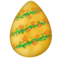 Pasqua carta con uova e fiori png