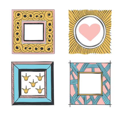 Cute princess frames for picture or photo