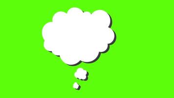 Green Screen Doodle Speech Bubbles Animated video