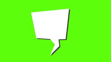 Green Screen Doodle Speech Bubbles Animated video