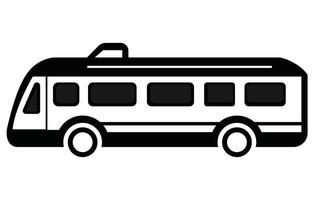 Cool modern flat design public transport. city bus,Take public transportation concept icon. vector