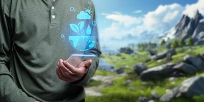 O2, oxygen, is a gas that is important for the survival of both plants and animals including humans, airing through nature, maintaining the climate. photo