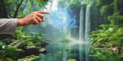 o2, oxígeno, es un gas ese es importante para el supervivencia de ambos plantas y animales incluso humanos, ventilación mediante naturaleza, mantener el clima. foto