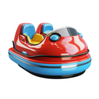 AI generated Cartoon Bumper Car isolated on transparent background png