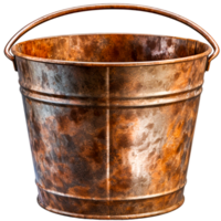 AI generated Bucket on transparent background png