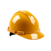 AI generated construction safety helmet isolated on transparent background png