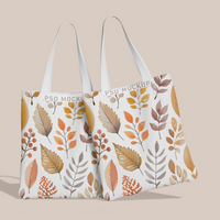 Tote bag mockup realistic texture editable psd