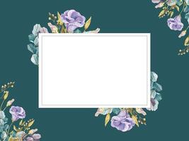 Wedding invitation or greeting card text placeholder video. Floral graphic aesthetic copy space animated. video