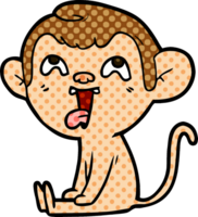 crazy cartoon monkey png