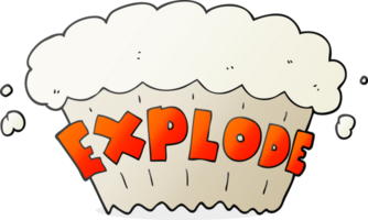 hand drawn cartoon explosion png