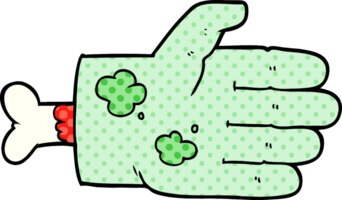 tekenfilm zombie hand- png