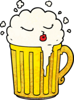 caneca de cerveja dos desenhos animados png