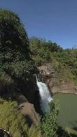 beweging achtergrond natuur toneel- waterval video