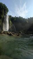 Bewegung Hintergrund Natur szenisch Wasserfall video