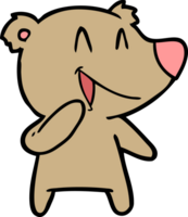 laughing bear cartoon png