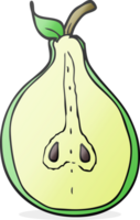 hand drawn cartoon pear png