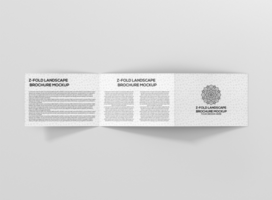 Z Fold Brochure Mockup psd